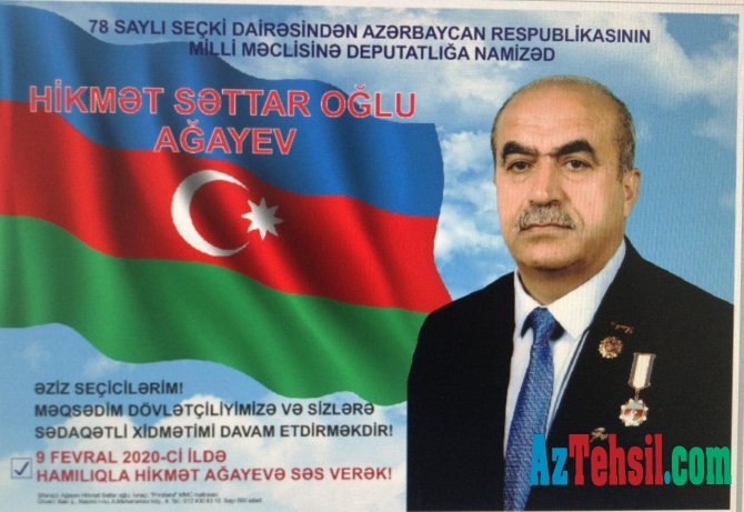 54 nəfəri düşmən mühasirəsindən çıxaran, “Azərbaycan Bayrağı” ordenli- Hikmət Ağayev