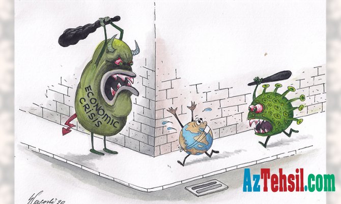 UNEC əməkdaşının koronovirusa həsr etdiyi karikatura dünyanın ən yaxşı TOP 10-da