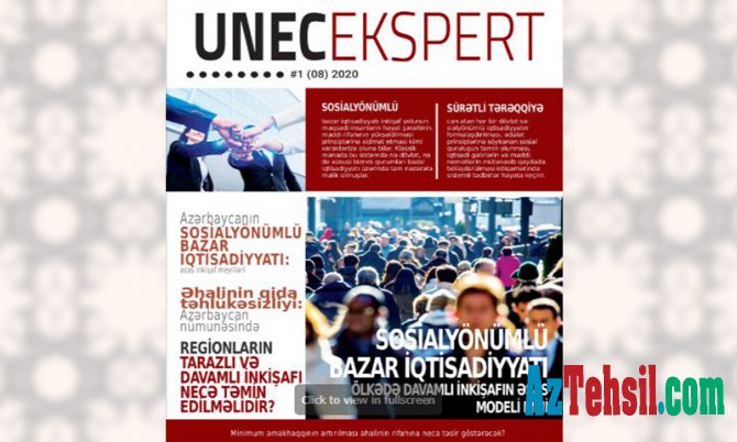 “UNEC Ekspert” jurnalının elektron buraxılışında son yeniliklər