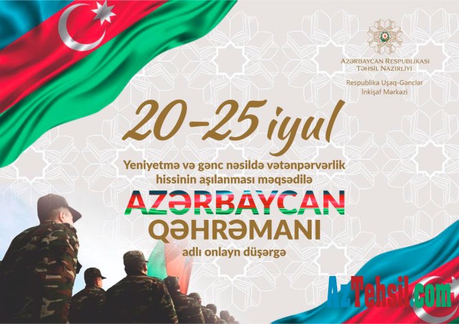 “Azərbaycan qəhrəmanı” virtual düşərgəyə start verilib