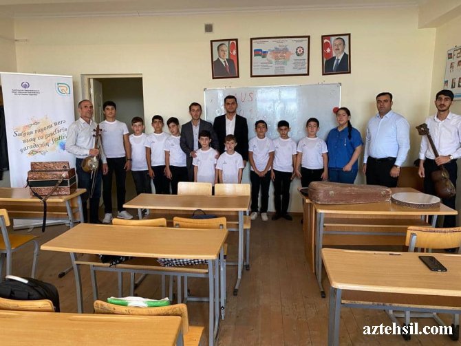 "Salyan rayonu üzrə uşaq və gənclərin yaradıcılıq festivalı" layihəsinin təlimləri keçirilir