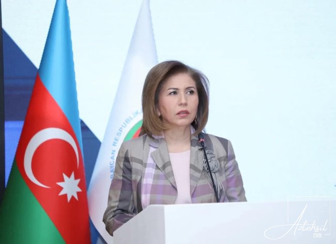 Ailə, Qadın və Uşaq Problemləri üzrə Dövlət Komitəsinin sədri Bahar Muradovanın “Qadın iştirakçılığının təbliği” mövzusunda konfransdakı açılış nitqindən: