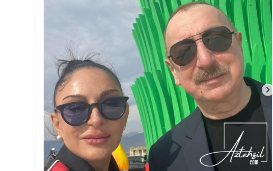 Mehriban Əliyeva Ağdərədən paylaşım edib