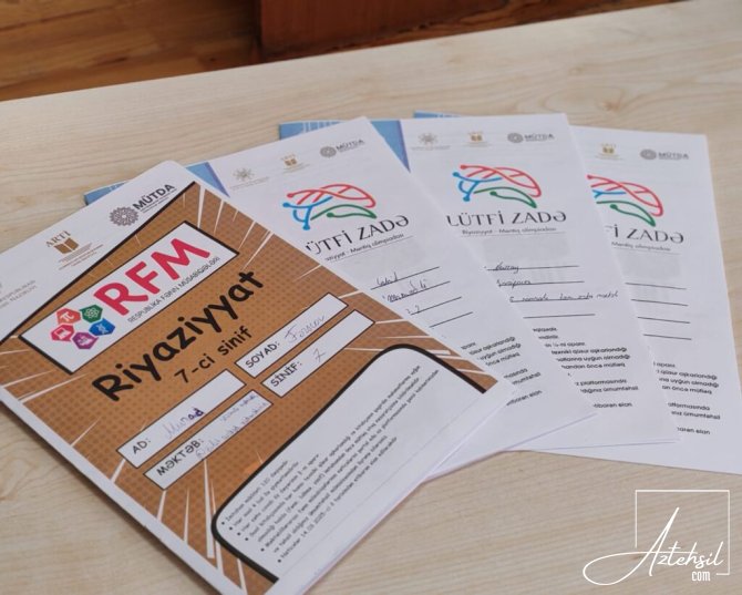 Lütfi Zadə adına riyaziyyat-məntiq olimpiadası və Məktəblilərarası fənn müsabiqələrinin rayon (şəhər) mərhələsi keçirilib