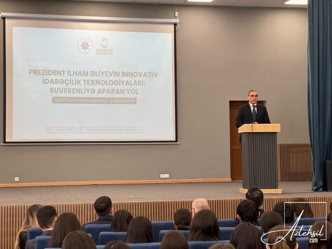 Xankəndi şəhərində suverenlik mövzusunda ilk tədbir keçirilib