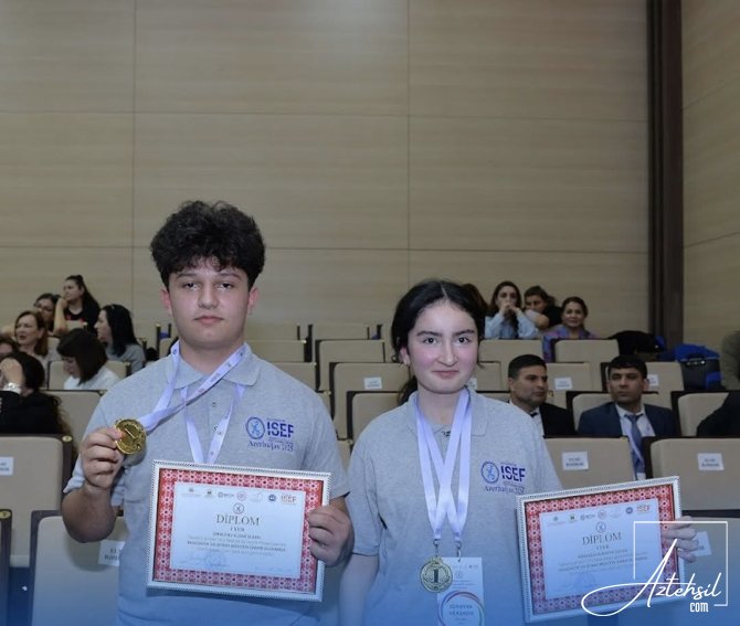 “Sabahın alimləri”  XIV Respublika Layihə Müsabiqəsinin qızıl medalına layiq görülən layihə hazırlayıblar