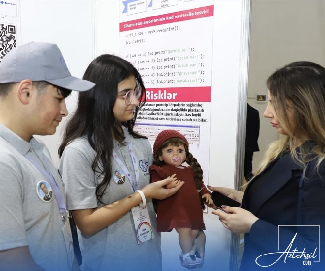 Körpələriniz niyə ağlayır? – Cavabı şagirdlərin hazırladığı xüsusi cihaz deyəcək