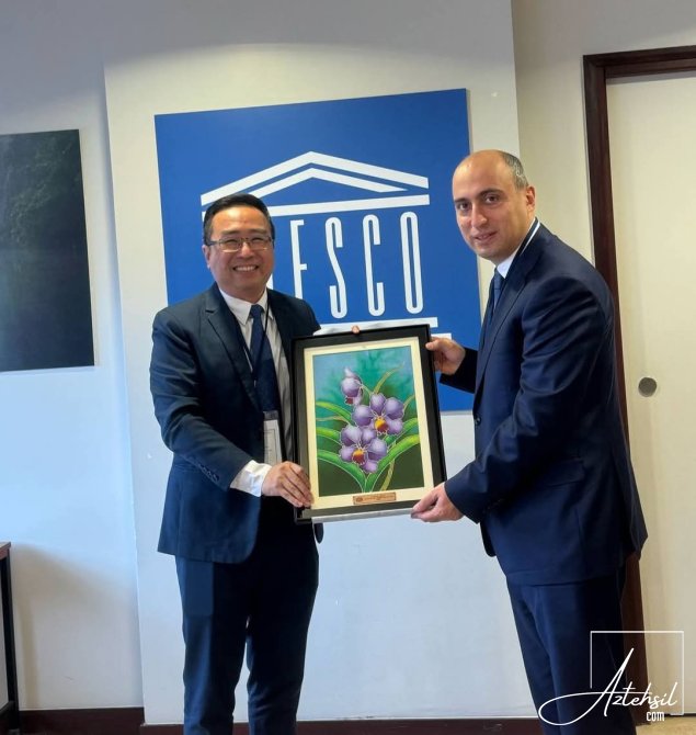 Emin Əmrullayev malayziyalı həmkarı ilə görüşüb