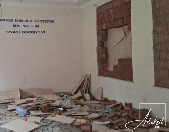 ABU-nun tərk edilmiş binası: həyəti sahibsiz itlərlə doludur - FOTO-VİDEO REPORTAJ