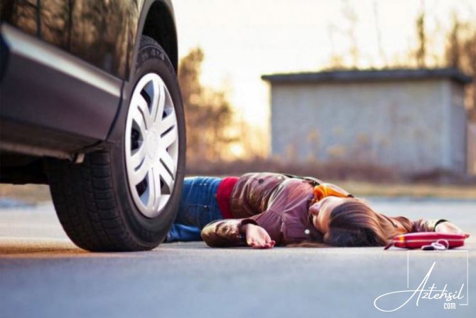 Gəncədə minik maşını məktəblini vurub