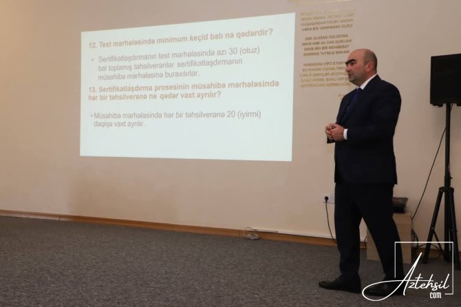 Sertifikatlaşdırılması prosesi ilə bağlı görüş keçirilib