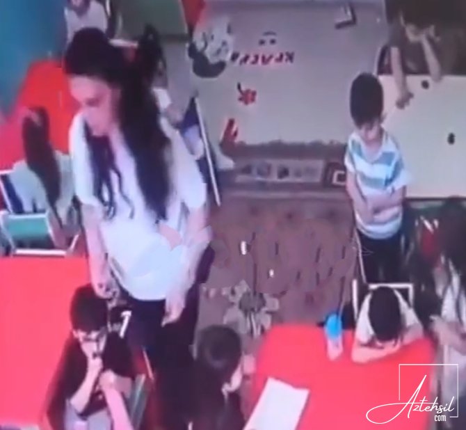 Uşağı vuran müəllimin işinə xitam verilib