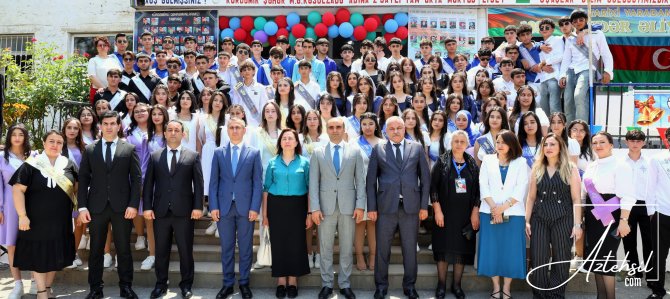 Məktəb-liseydə  “Son zəng” tədbiri keçirilib