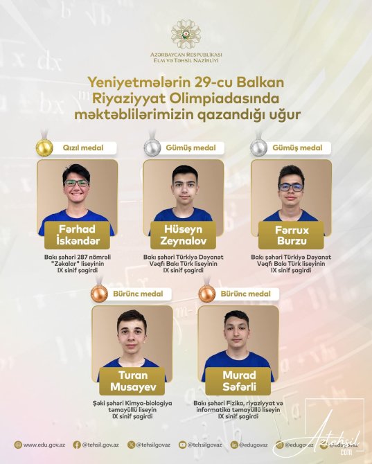 Şagirdlərimizdən  möhtəşəm NƏTİCƏ...!