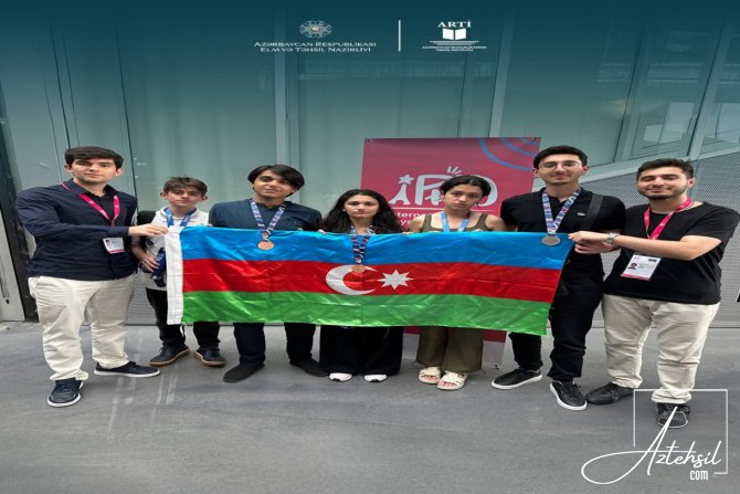 Məktəblilərimiz Beynəlxalq Olimpiadada uğur qazanıblar
