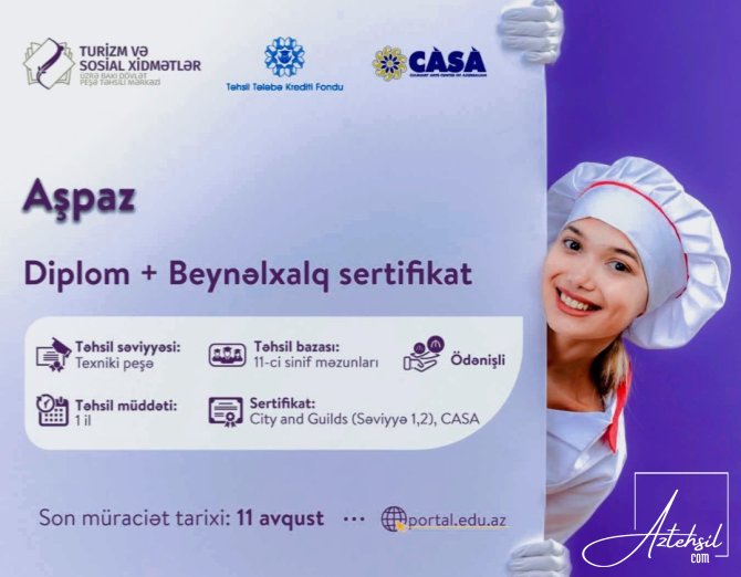 Aşpaz olmaq istəyirsən?