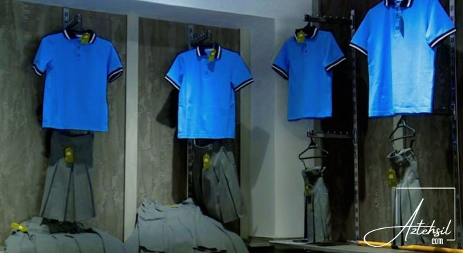 Çox sayda məktəbli geyimi satışa çıxarılıb