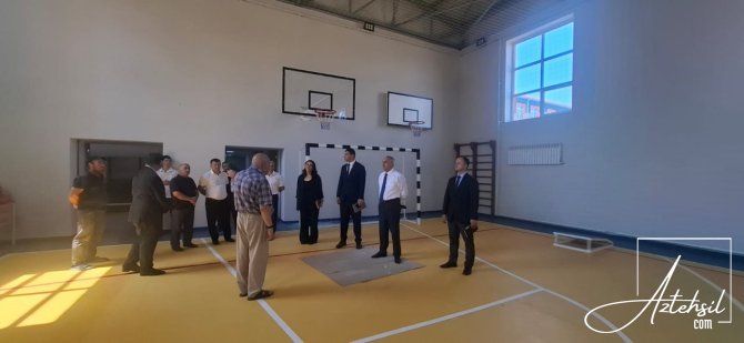 Qusarda yeni məktəb binaları tikilir