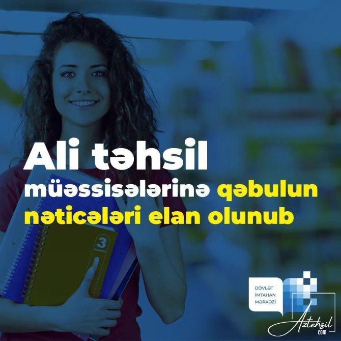 Ali məktəblərə ixtisas seçiminin nəticələri AÇIQLANIB