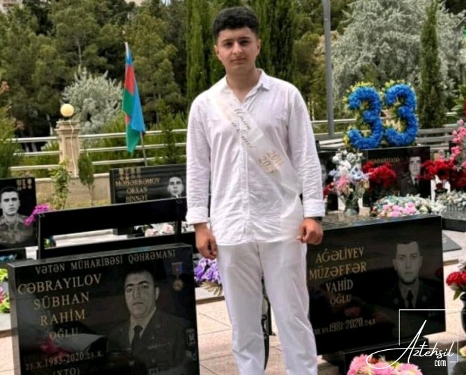 Şəhidimizin övladı tələbə adını qazanıb
