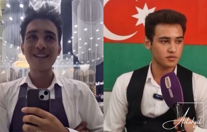 Tələbə olduğunu ofisiant işlədiyi toyda öyrənib