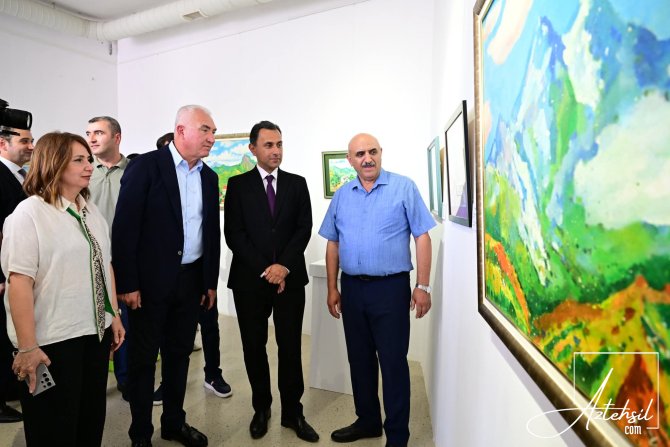 Laçında Yusif Mirzənin “31 il sonra” əsəri açılıb