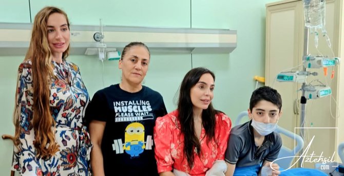 Leyla və Arzu Əliyevalar Milli Onkologiya Mərkəzində olub