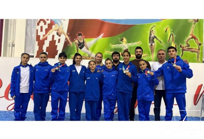 Gimnastlarımız beynəlxalq turnirdə 7 medal qazanıblar