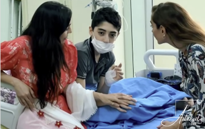 Leyla və Arzu Əliyevalar müalicə alan uşaqları ziyarət EDİB