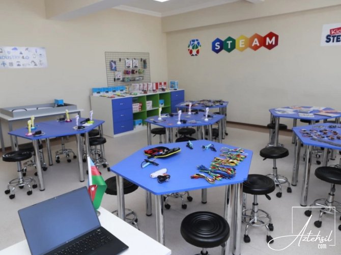 Naxçıvan məktəblərində 50 yeni STEAM otağı yaradılır