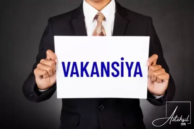 Vakansiya elan EDİLİB