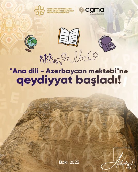 Xaricdəki soydaşlarımız üçün Azərbaycan dili dərslərinə START VERİLİR