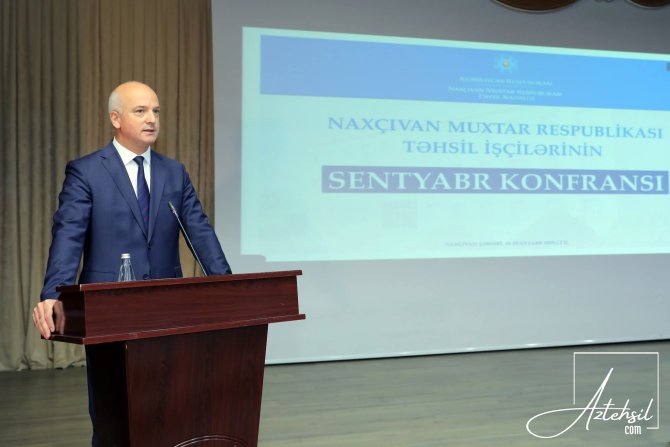 Naxçıvanda təhsil işçilərinin Sentyabr konfransı keçirilib