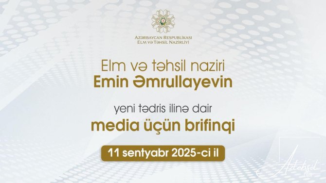 Nazir yeni tədris ili ilə bağlı brifinq KEÇİRƏCƏK