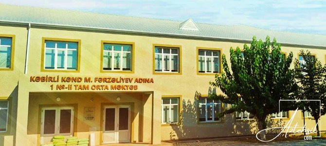 Yenilənən təhsil müəssisələrindən biri