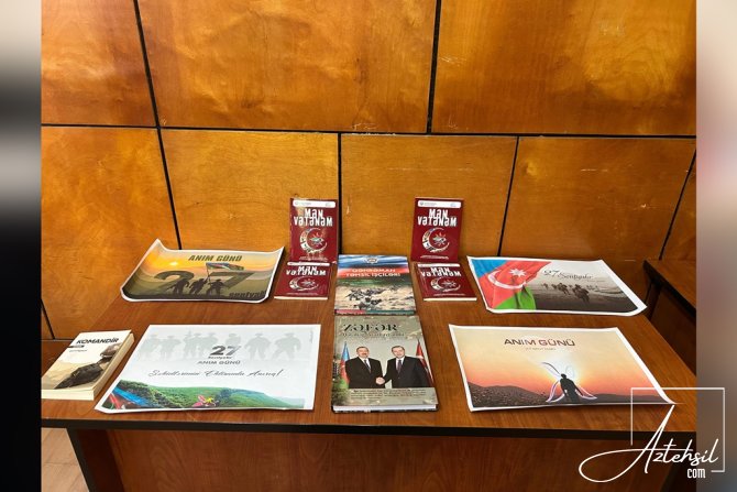 MDU- də "Anım Günü" nə həsr olunmuş guşələr YARADILIB