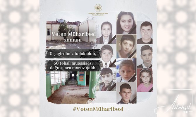 Dağılan məktəblər, şəhid olan ŞAGİRDLƏR...