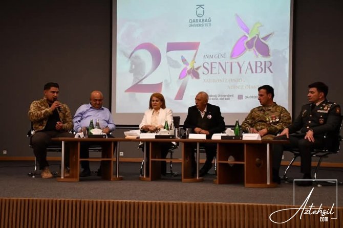 Qarabağ Universitetində  "Anım Günü"nə həsr olunan forum keçirilib