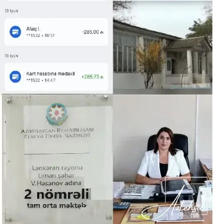 Lənkəran rayonu Liman şəhər 2 nömrəli tam orta məktəbdə qanunsuzluq...