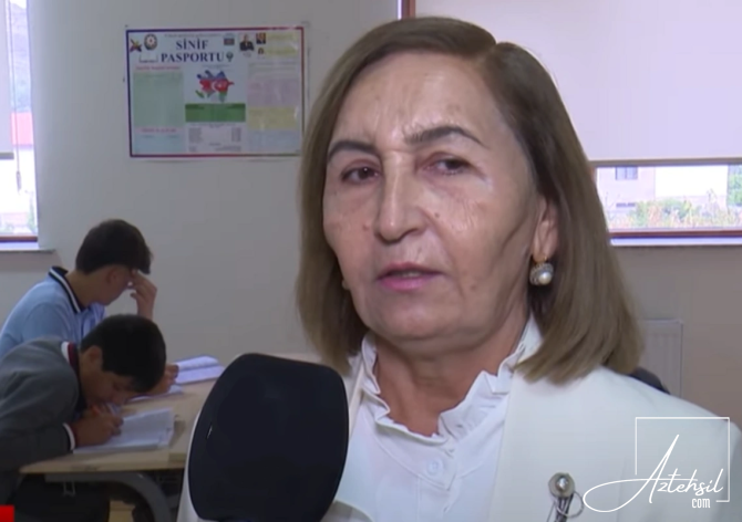 "Laçında çalışan müəllim "