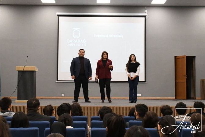 Qarabağ Universitetində yeni qəbul olunan tələbələr üçün infosessiyalar keçirilib