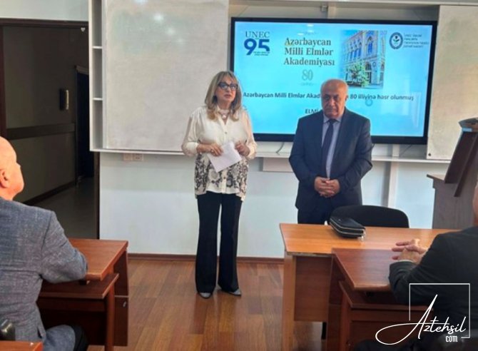 UNEC-də AMEA-nın 80 illiyinə həsr olunmuş elmi seminar