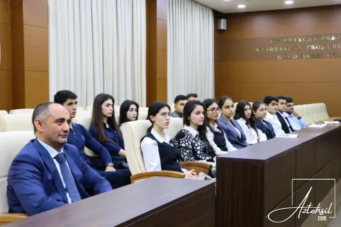 BDU tələbələri PROKURORLUQDA