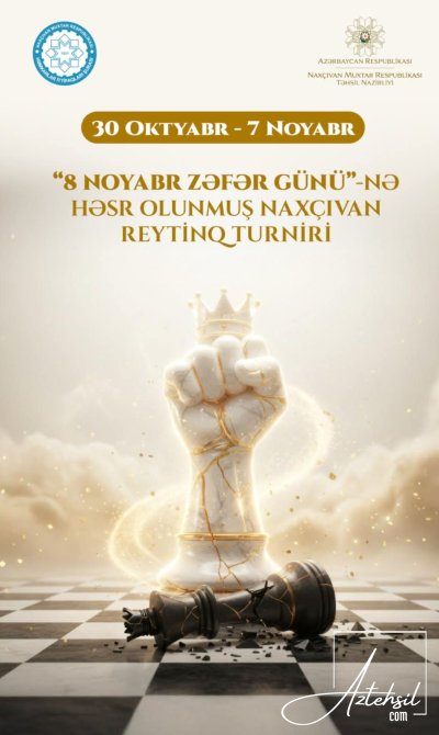 Beynəlxalq reytinqli şahmat turniri KEÇİRİLƏCƏK