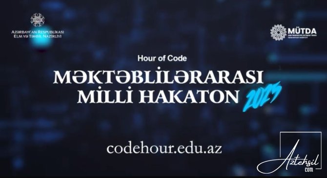 Məktəblilərarası Milli Hakatonun açıq mərhələsi - “Code Hour Challenge” davam edir