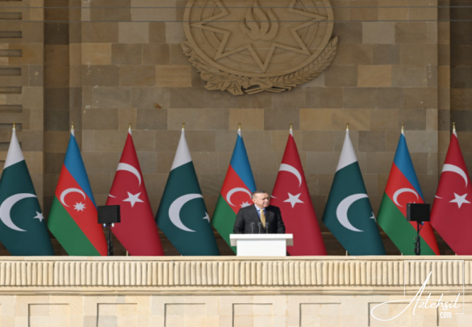 Türkiyə Prezidenti “Vətən desin” şeirini SƏSLƏNDİRİB