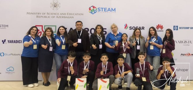 Qubada bu məktəb STEAM Festivalında yüksək nəticə əldə edib
