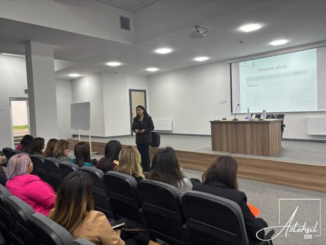 BŞTİ-nin ümumtəhsil müəssisələrində çalışan metodistlərlə  görüş keçirilib