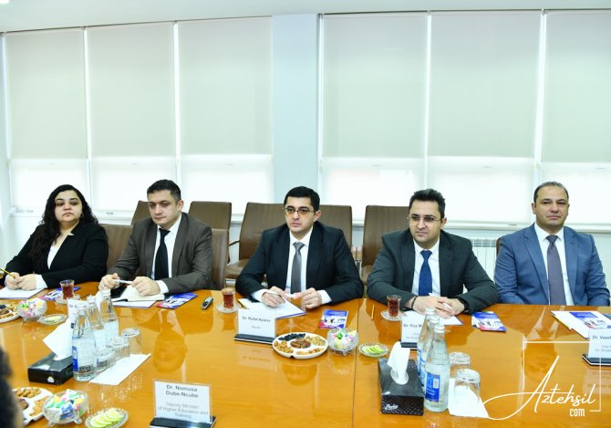 CAR-ın Ali Təhsil və Təlim Nazirliyinin nümayəndə heyəti ADNSU-da olub