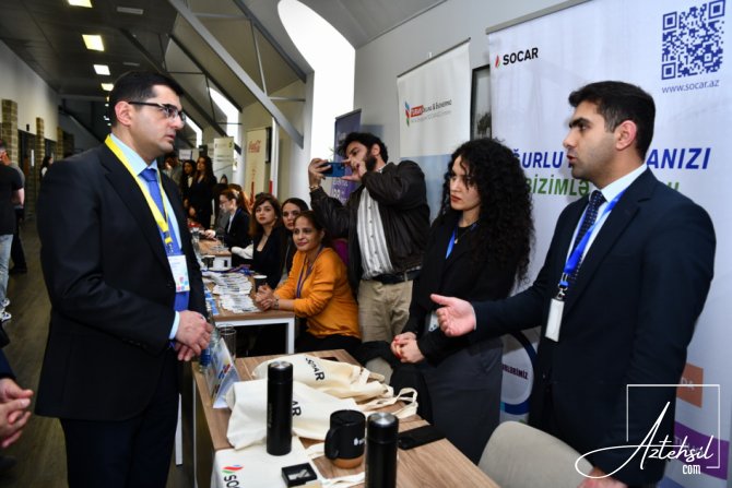 UFAZ-da keçirilən karyera sərgisində 40 şirkət vakansiya və təcrübə proqramlarını təqdim edib
